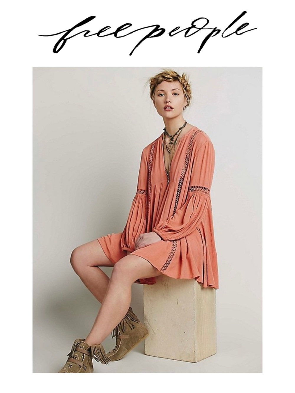 FREE PEOPLE Just The Two Of Us Tunic
